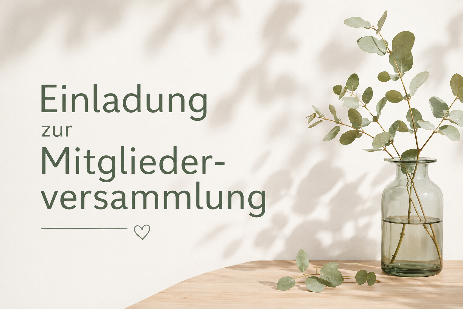 Einladung zur Mitgliederversammlung am 21.05.2026